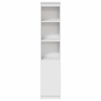 vidaXL Highboard vit 37,5x35x180 cm konstruerat trä