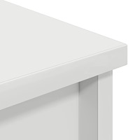 vidaXL Highboard vit 37,5x35x180 cm konstruerat trä