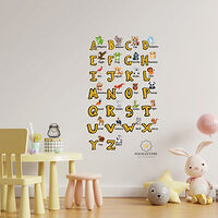 Hikma store Hikmastickys English alphabet + Whiteboard penna