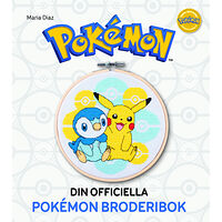 Maria Diaz Din officiella Pokemon-broderibok : brodera med korsstygn (inbunden)