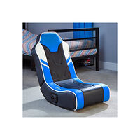 X-Rocker X Rocker Shadow 2.0 Floor Rocker - konsolgamingstol - konstläder - blå