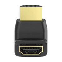 Hama Adapter HDMI 90 Degree Gold Black