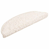 vidaXL Trappmattor 20 st vit 56x17x3 cm