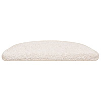 vidaXL Trappmattor 20 st vit 56x17x3 cm
