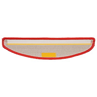 vidaXL Trappmattor 20 st Röd 56x17x3 cm