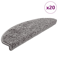 vidaXL Trappmattor 20 st grå 65x21x4 cm