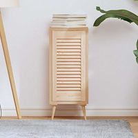 vidaXL Skåpdörr lamelldesign 61,5x29,5 cm massivt trä furu