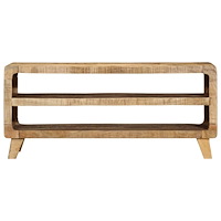 vidaXL TV-bänk 105x46x32 cm massivt trä grov mango