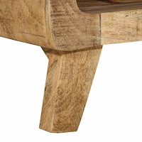 vidaXL TV-bänk 105x46x32 cm massivt trä grov mango