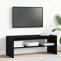 vidaXL TV-bänk svart ek 100x40x40 cm konstruerat trä