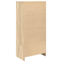 vidaXL Skåp med låda sonoma ek 55,5x34x119,5 cm konstruerat trä