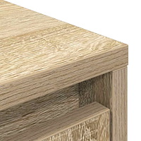 vidaXL Skåp med låda sonoma ek 55,5x34x119,5 cm konstruerat trä