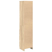 vidaXL Highboard Sonoma ek 37,5x35x180 cm konstruerat trä