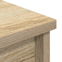 vidaXL Highboard Sonoma ek 37,5x35x180 cm konstruerat trä