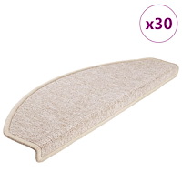 vidaXL Trappmattor 30 st Taupe 65x24x4 cm