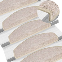 vidaXL Trappmattor 30 st Taupe 65x24x4 cm