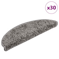 vidaXL Trappmattor 30 st grå 56x17x3 cm