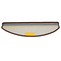 vidaXL Trappmattor 30 st brun 65x21x4 cm
