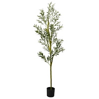 vidaXL Konstgjort olivträd 800 blad 200 cm grönt