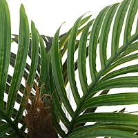 vidaXL Konstgjord palm 6 blad 100 cm grön