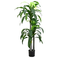 vidaXL Konstgjort Dracaena-träd 36 blad 180 cm grönt