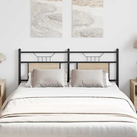 vidaXL Ersättningsgavel Sonoma ek 140 cm konstruerat trä och stål