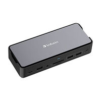 VERBATIM Verbatim Pro - dockningsstation - USB-C - 2 x HDMI, DP - 1GbE - SSD 256 GB