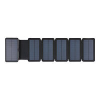 Sandberg Sandberg Active 6-Panel solströmsbank - Li-pol - 2 x USB, 24 pin USB-C