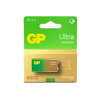 GP Batteries GP Ultra batteri x 9V - alkaliskt