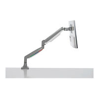 KENSINGTON Kensington SmartFit One-Touch Single Monitor Arm monteringssats - justerbar arm - för Bildskärm