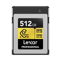 LEXAR Lexar CFexpress 4.0 Pro Gold R3600/W3300 512GB