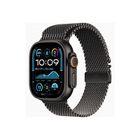 Apple Apple Watch Ultra 2 - svart titan - smart klocka med milanesisk loop - svart - 64 GB