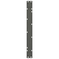 vidaXL Matbordsben V-formade 2 st antracit 80x(72-73,3) cm stål