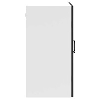 vidaXL Matbordsben V-formade 2 st vita 100x(72-73,3) cm stål
