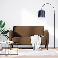 vidaXL Loveseat soffa brun 110 cm konstläder