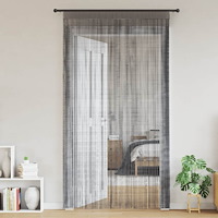 vidaXL Snörgardiner 2 st antracit 100x250 cm