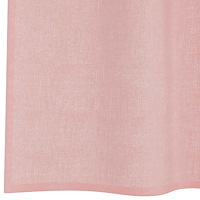 vidaXL Voile gardiner med stångfickor 2 st rosa