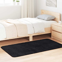 vidaXL Ryamatta med lång lugg NAVARRA svart 80x150 cm polyester