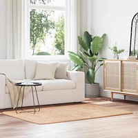 vidaXL Ryamatta med lång lugg NAVARRA beige 120x170 cm polyester
