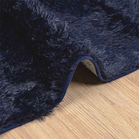 vidaXL Ryamatta med lång lugg NAVARRA marinblå 130x200 cm polyester