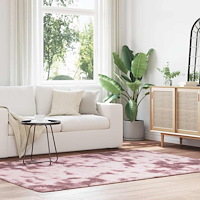 vidaXL Ryamatta med lång lugg NAVARRA dammig rosa 160x230 cm polyester