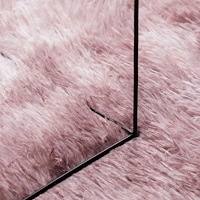 vidaXL Ryamatta med lång lugg NAVARRA dammig rosa 160x230 cm polyester