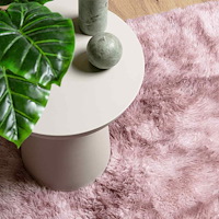 vidaXL Ryamatta med lång lugg NAVARRA dammig rosa 160x230 cm polyester