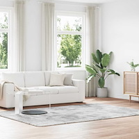 vidaXL Ryamatta med lång lugg NAVARRA ljusgrå 200x290 cm polyester