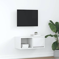 vidaXL TV-bänk vit 60x31x25,5 cm konstruerat trä