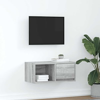 vidaXL TV-bänk grå sonoma 60x31x25,5 cm konstruerat trä