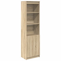 vidaXL Highboard Sonoma ek 50x35x180 cm konstruerat trä