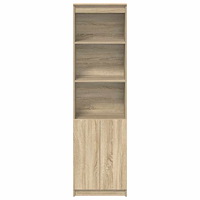 vidaXL Highboard Sonoma ek 50x35x180 cm konstruerat trä