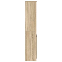 vidaXL Highboard Sonoma ek 50x35x180 cm konstruerat trä