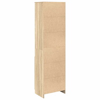 vidaXL Highboard Sonoma ek 50x35x180 cm konstruerat trä